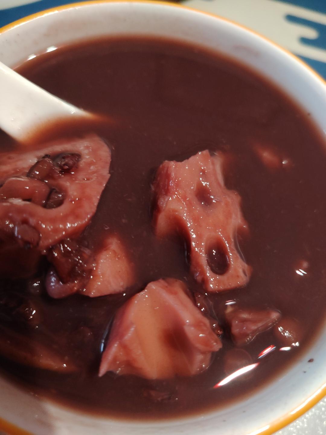 红豆莲藕汤