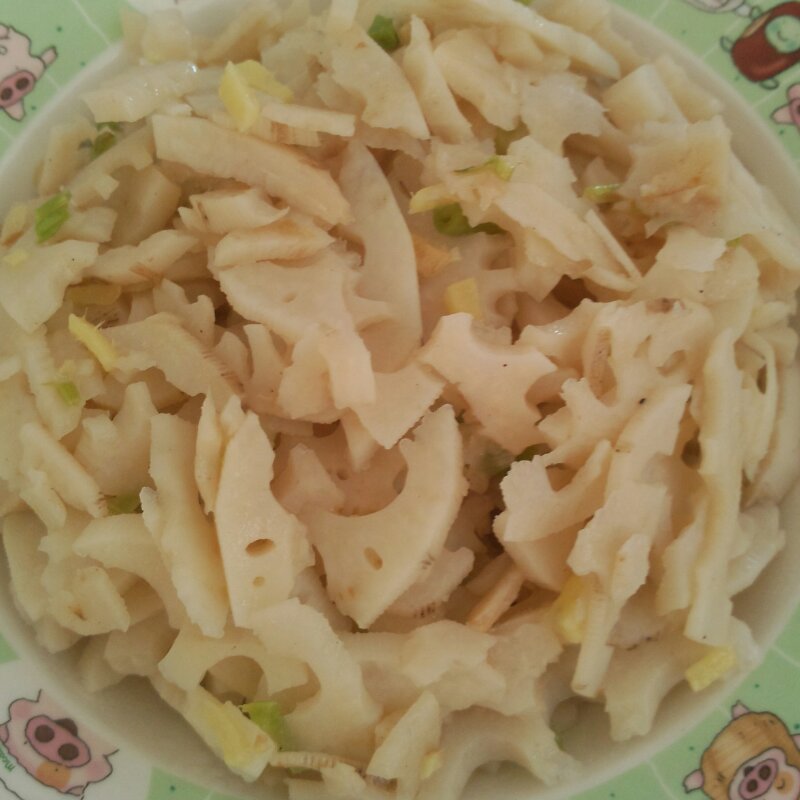 清炒藕片