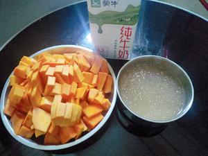 木瓜炖牛奶——家常简单版的做法 步骤1