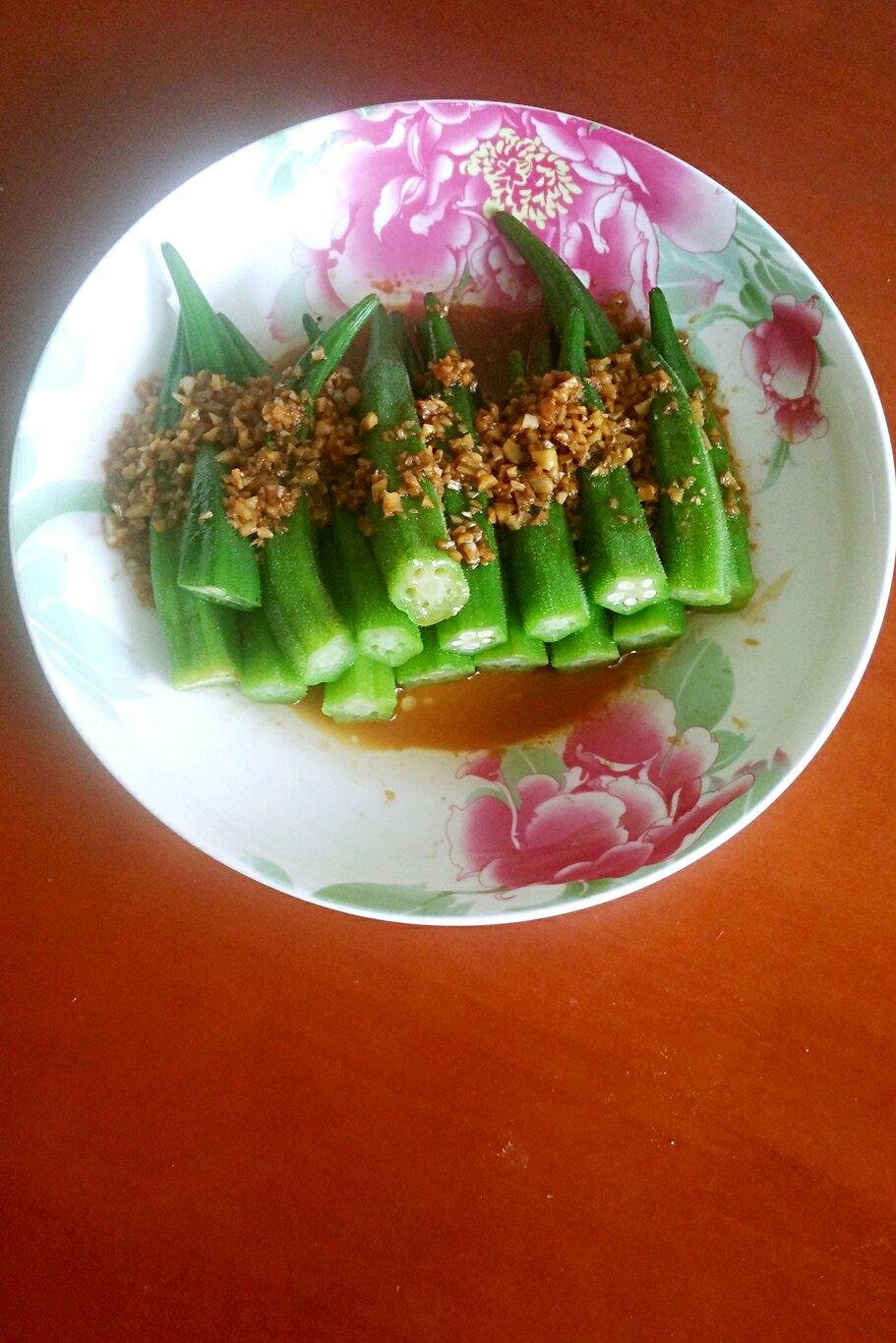蒜蓉秋葵