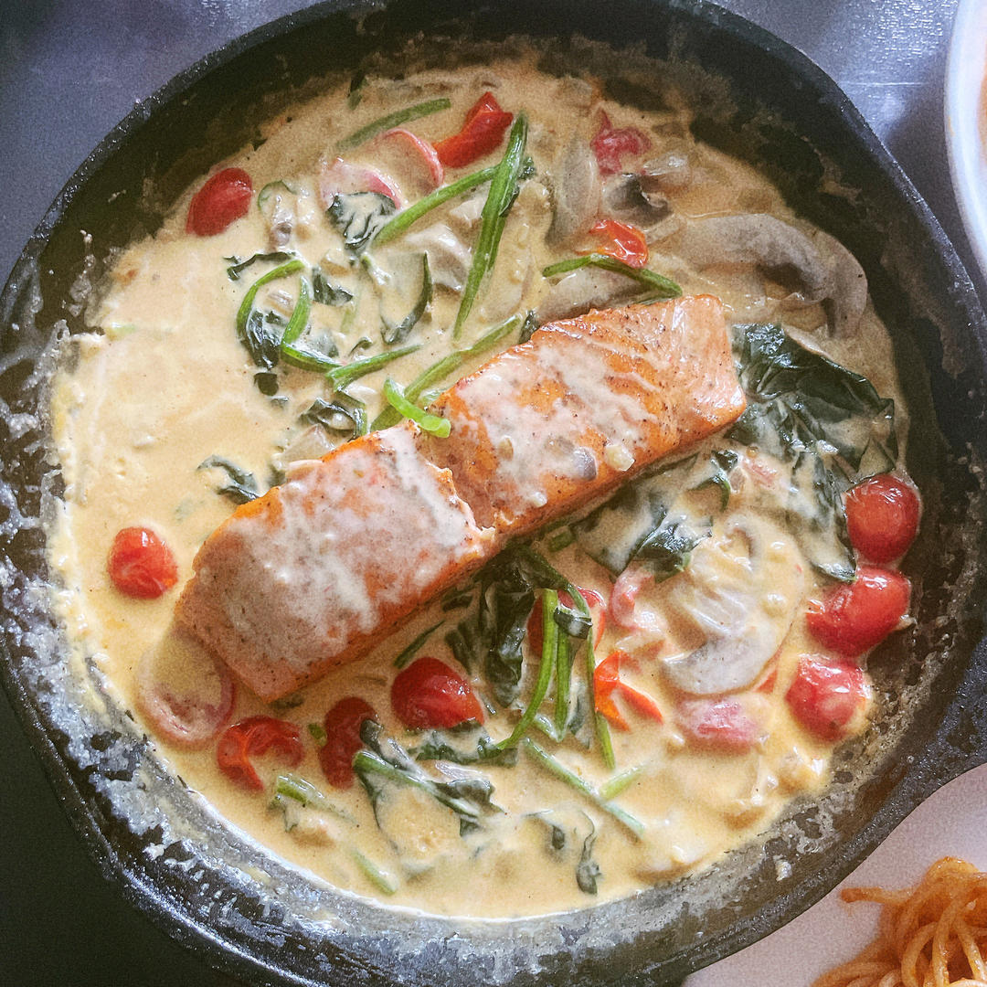 ［三文鱼创新吃法］托斯卡纳三文鱼 Tuscan Salmon