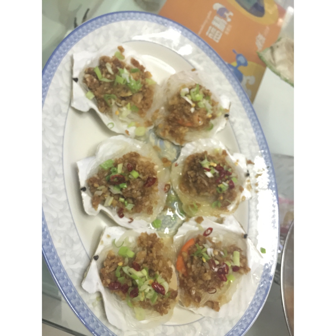 蒜蓉粉丝蒸扇贝