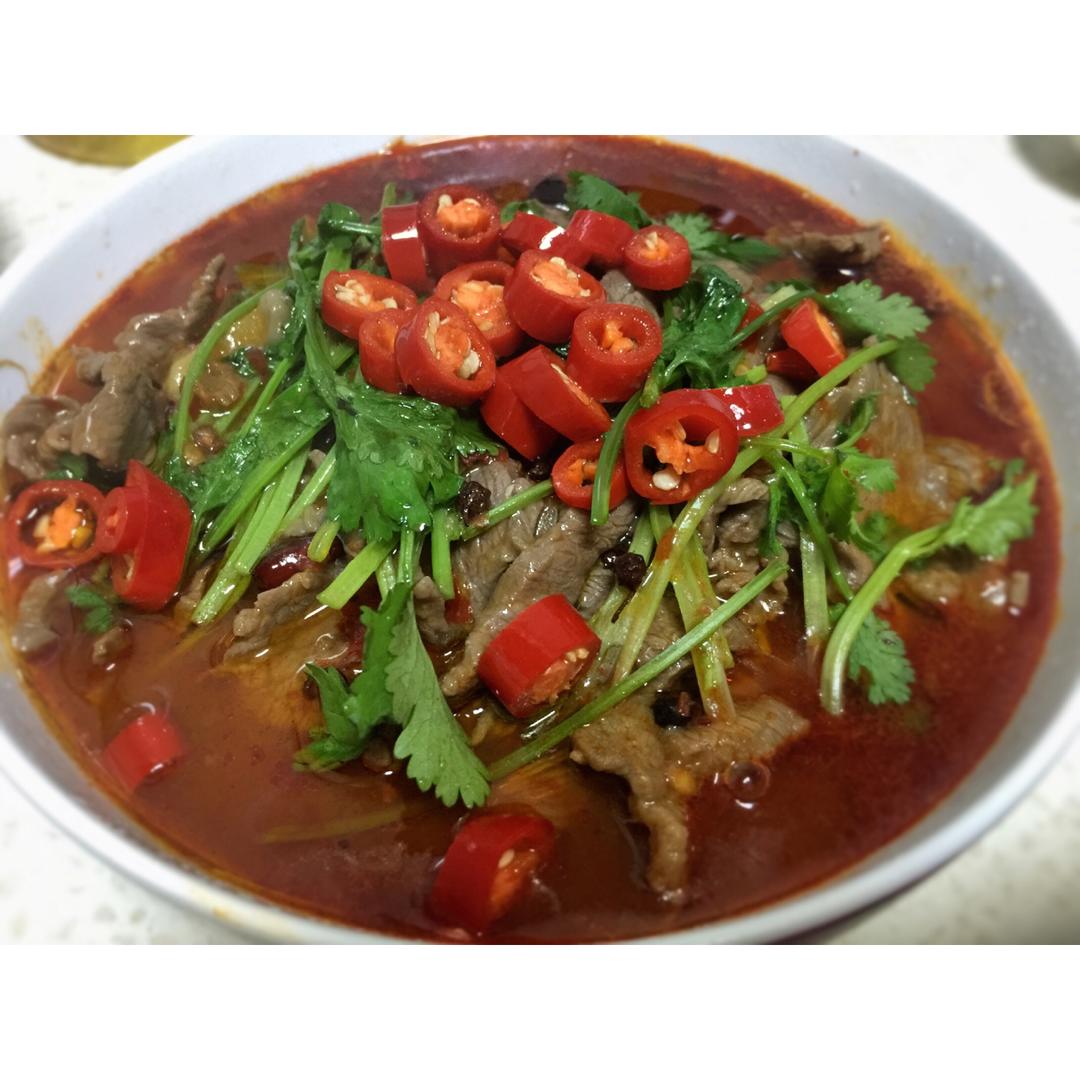 水煮牛肉