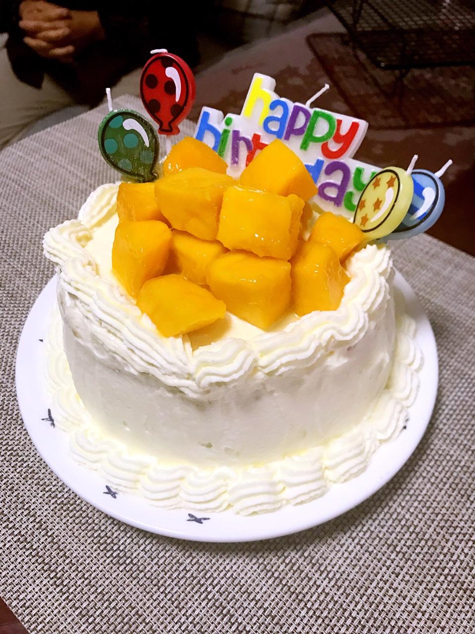 芒果奶油蛋糕