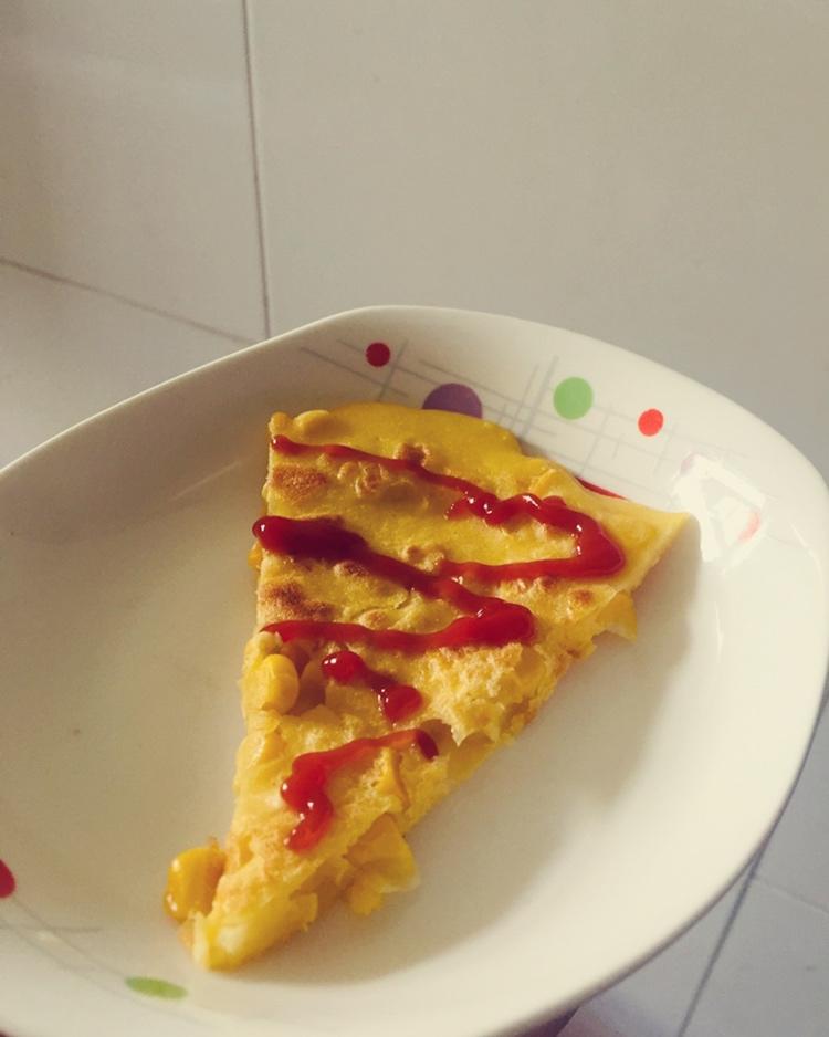 嫩煎玉米粒饼（健康少油，香甜软糯）
