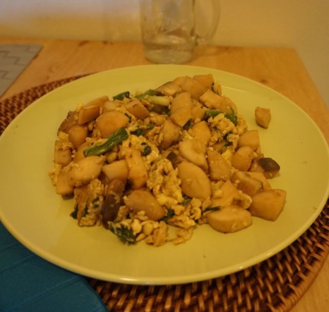 爸爸的大葱蘑菇炒蛋