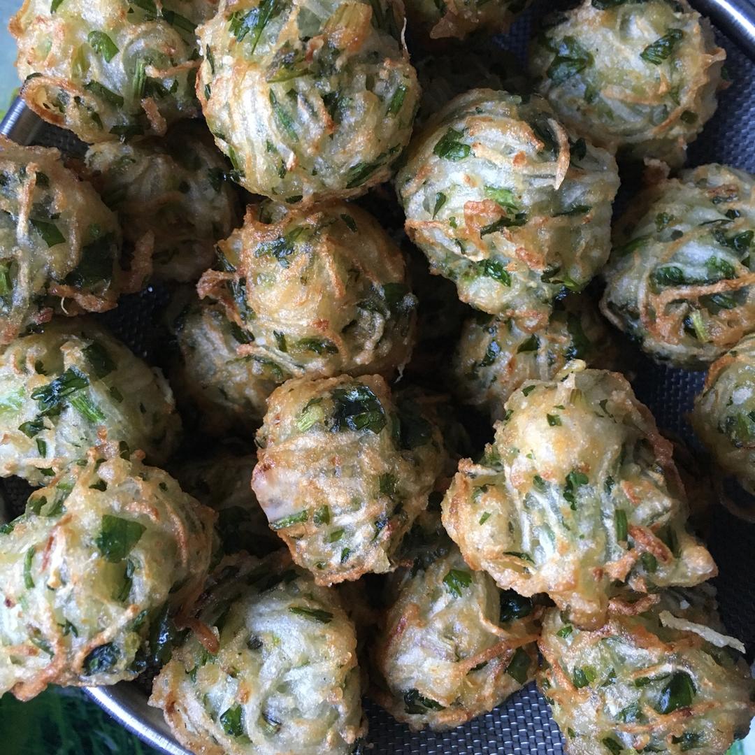 胡萝卜香菜素丸子