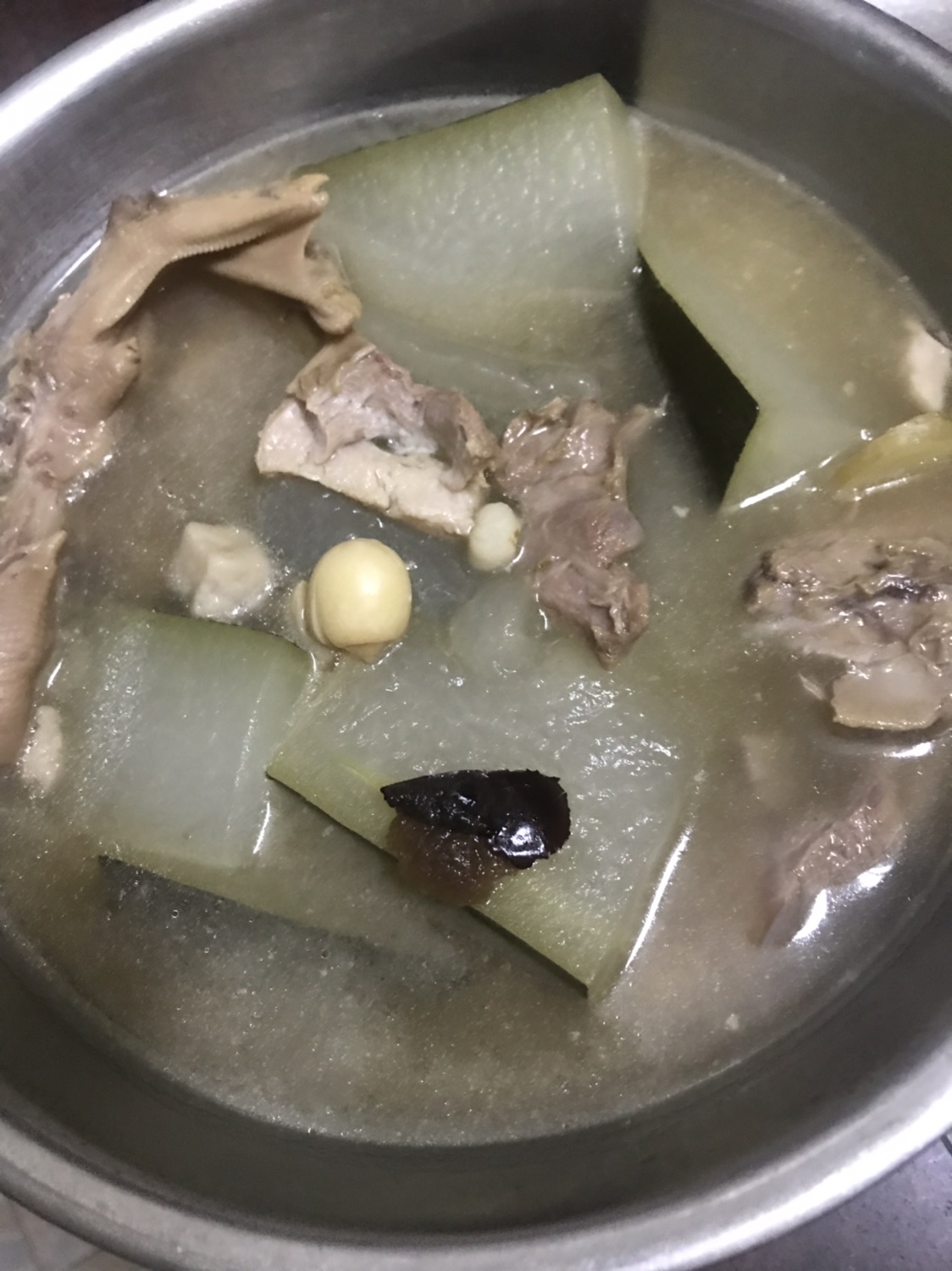 冬瓜薏米莲子冬瓜水鸭汤的做法