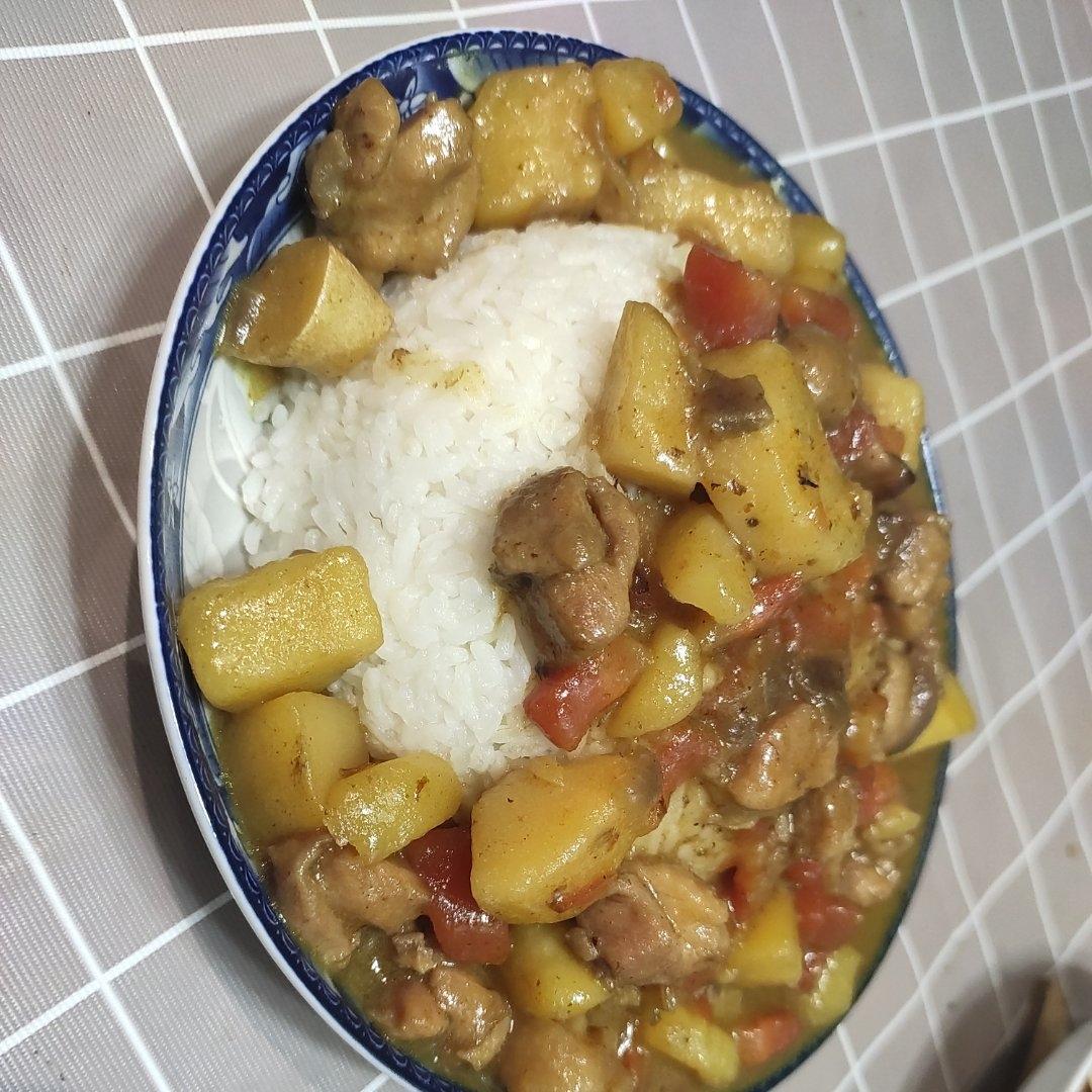 1/100零失败咖喱鸡肉饭        招牌咖喱鸡  yyds