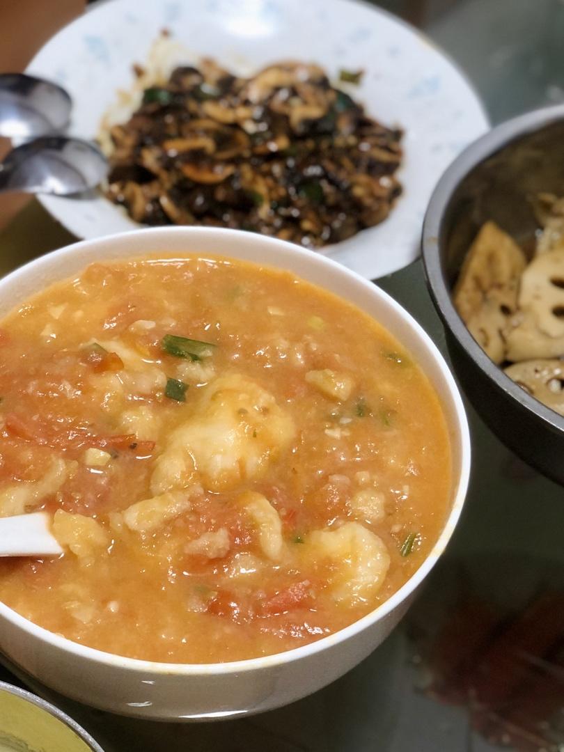 整碗舔干净的番茄龙利鱼（巴沙鱼）