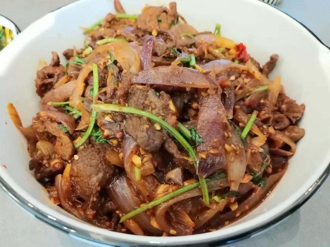 快手菜孜然牛肉