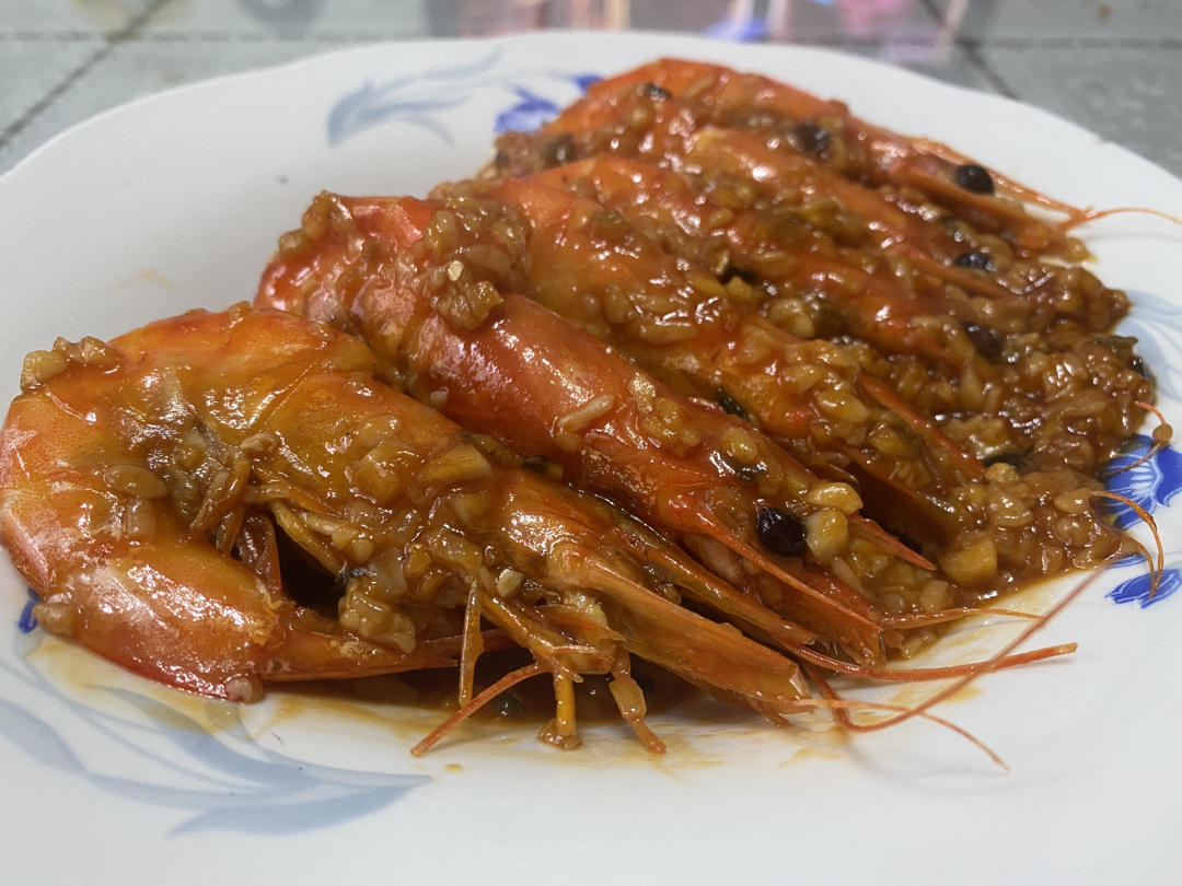 厨神刘一帆家常菜 之 干烧大明虾