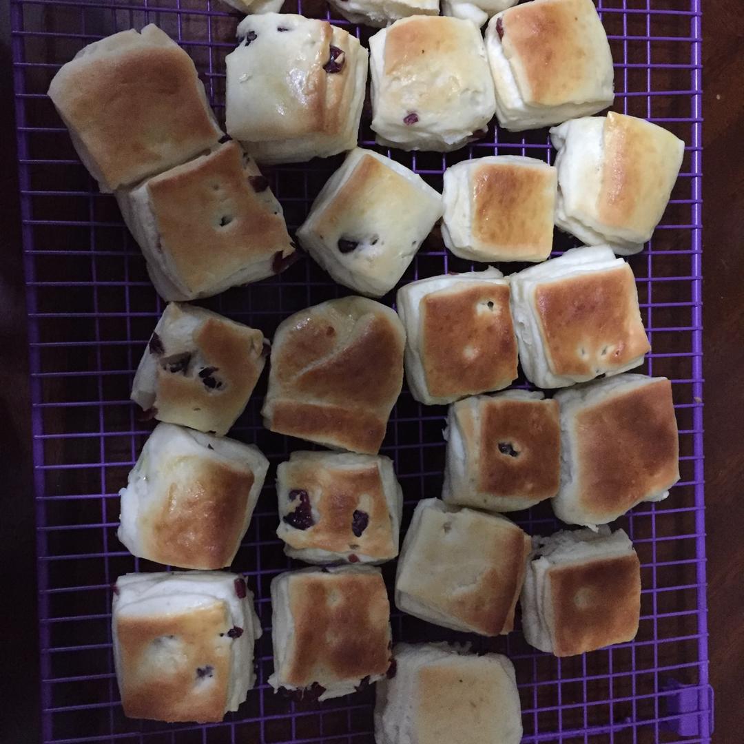 蔓越莓优格小面包块