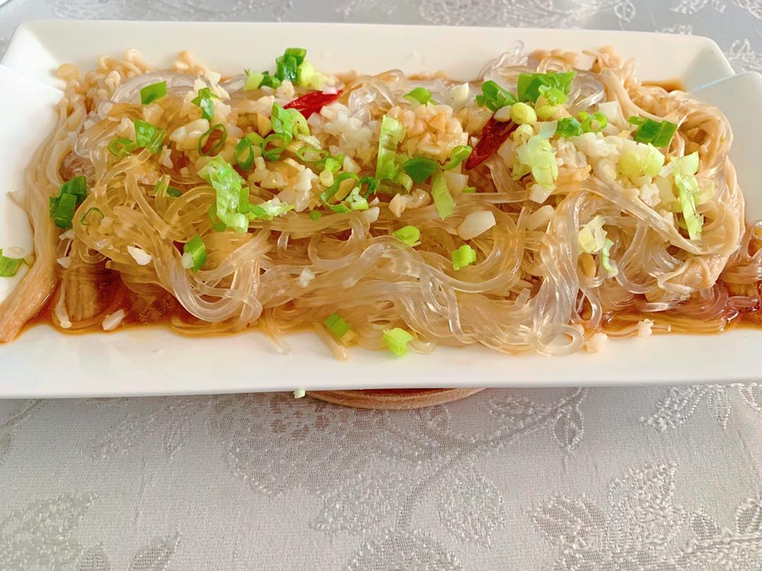 蒜蓉蒸金针菇
