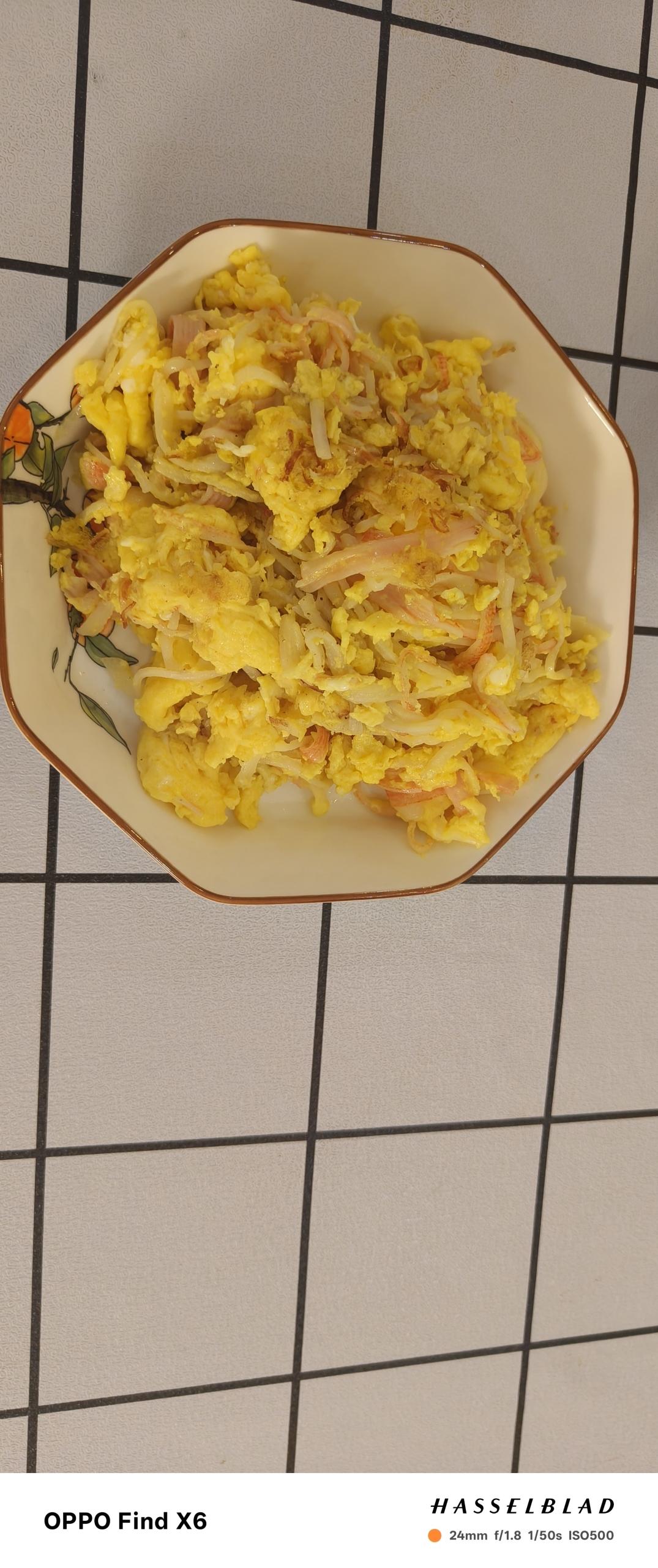 蟹柳滑蛋&蟹棒炒蛋