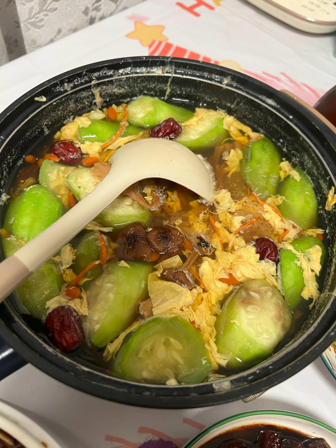 丝瓜菌菇蛋汤