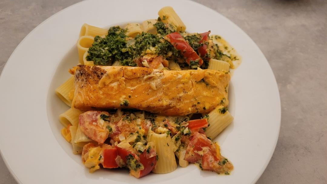 ［三文鱼创新吃法］托斯卡纳三文鱼 Tuscan Salmon