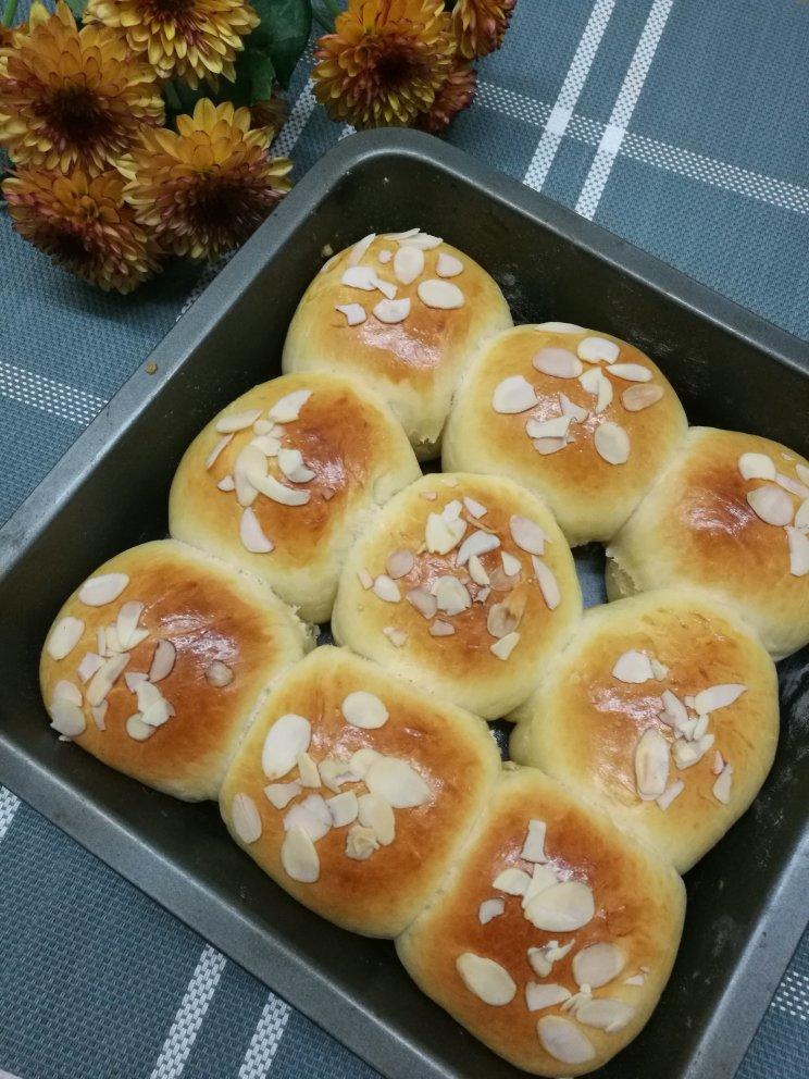 鲜奶油小餐包（一次发酵）
