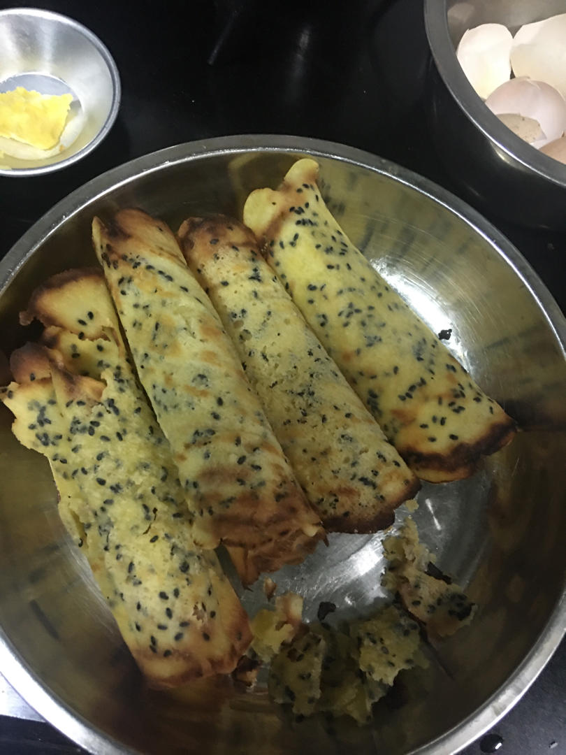电饼铛做酥脆蛋卷傻瓜式操作超美味！！（详细讲解附自制超实用工具）