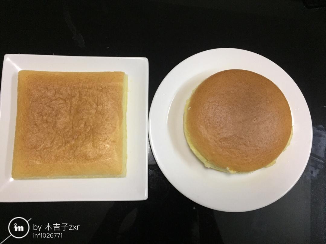 消耗淡奶油之作——淡奶油小蛋糕