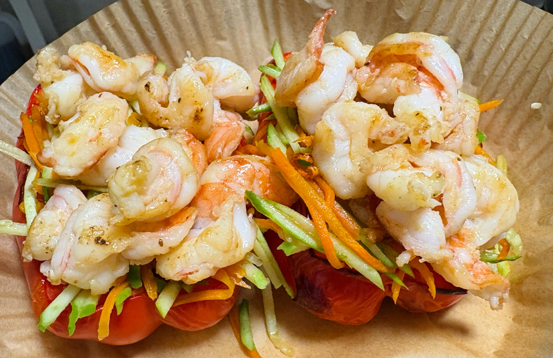 彩椒虾仁盏（关晓彤同款减脂餐彩椒碗～约200kcal）