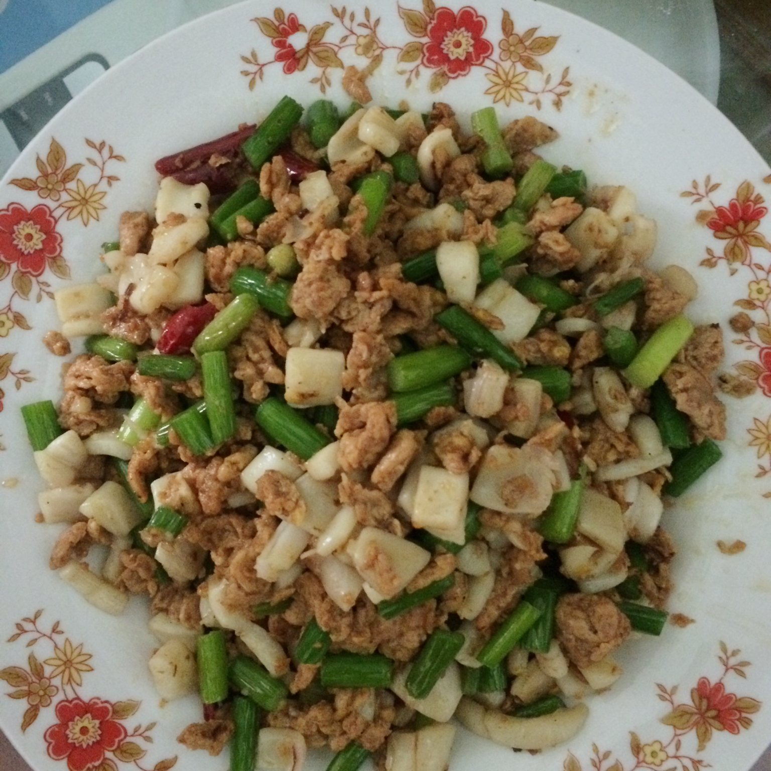 牧羊犬的羊做的胶东小炒