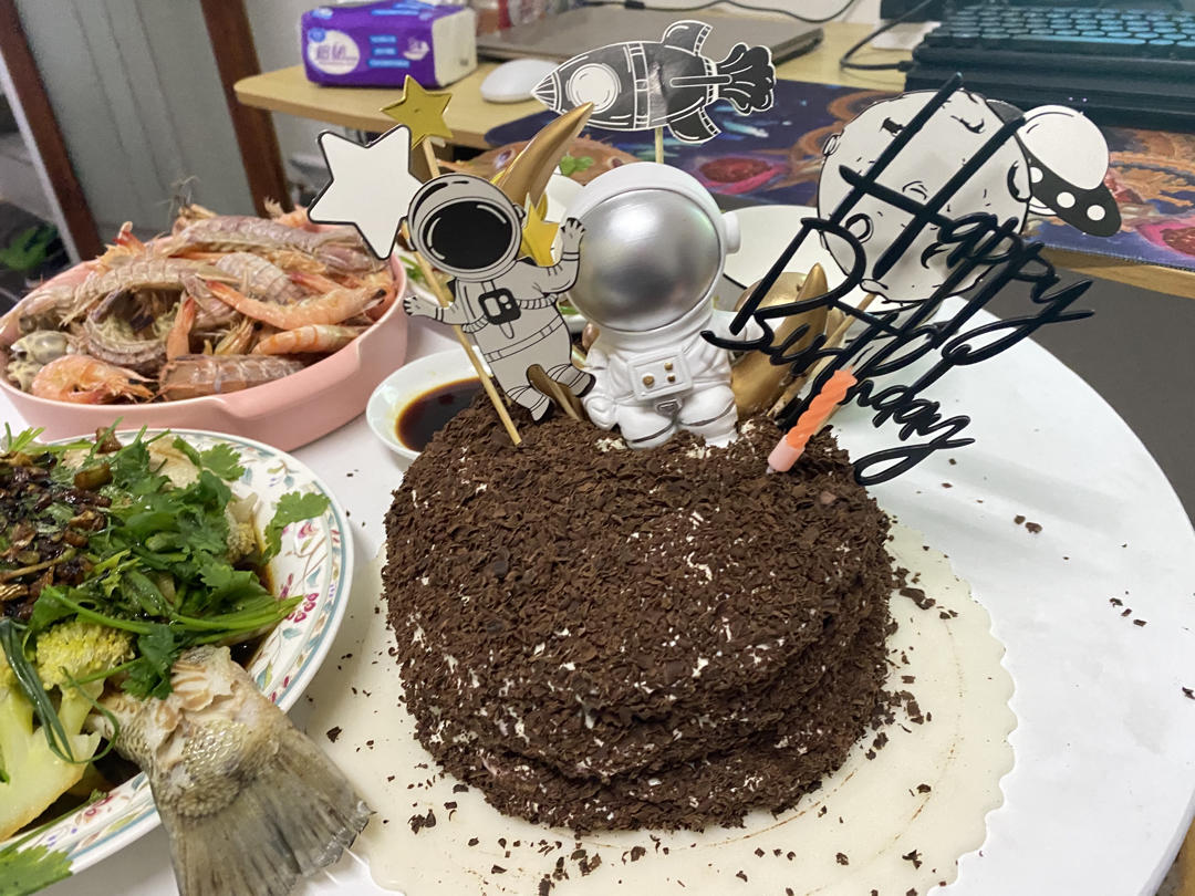 超详细 奶油巧克力生日裸蛋糕