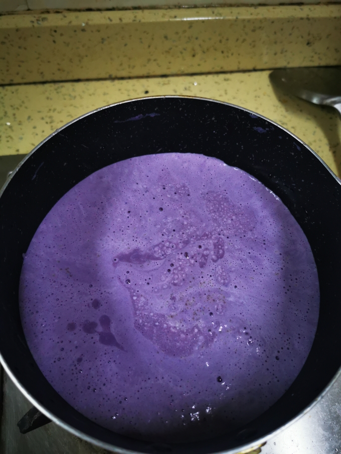 软滑香甜的紫薯布丁的做法 步骤4