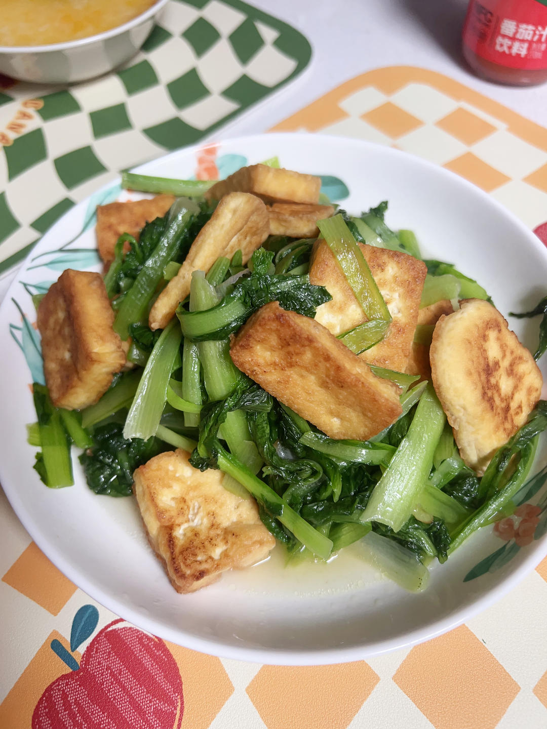 小白菜炒豆腐