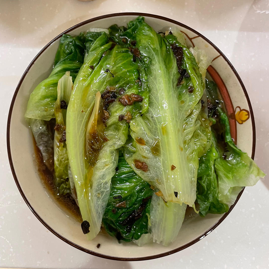 堪比饭店的白灼罗马生菜