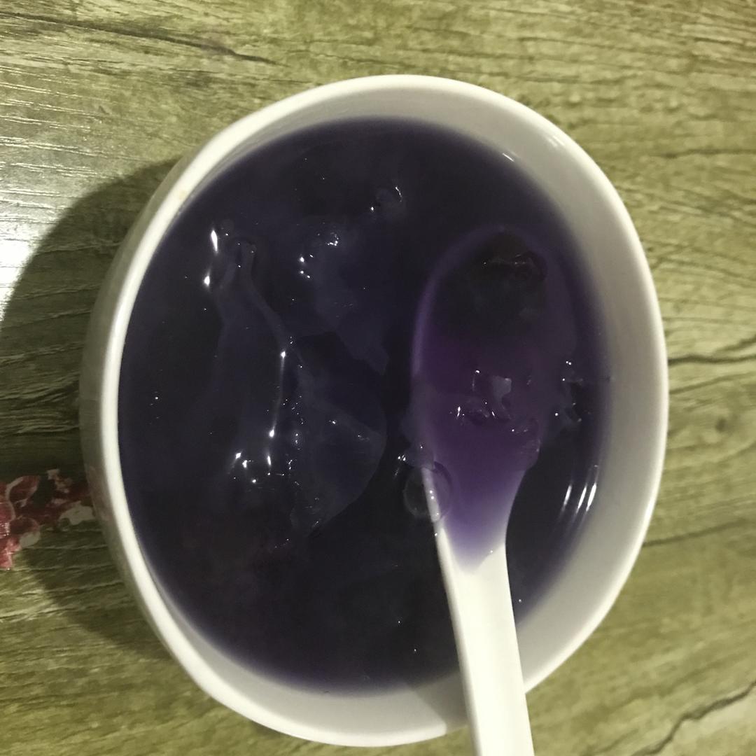 紫薯银耳羹