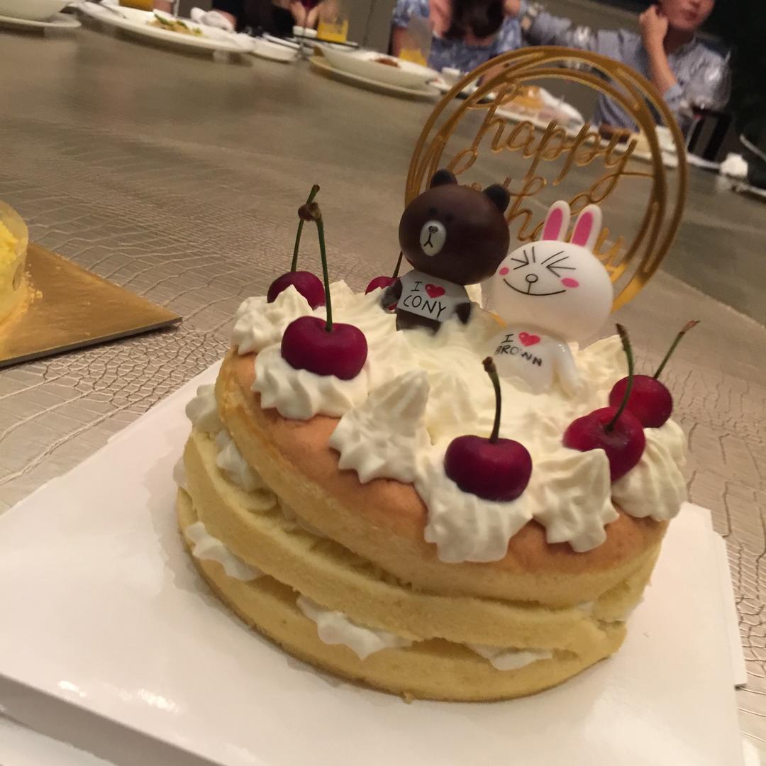 【零失败】不会裱花没关系的水果裸蛋糕 芒果裸蛋糕 完美戚风胚