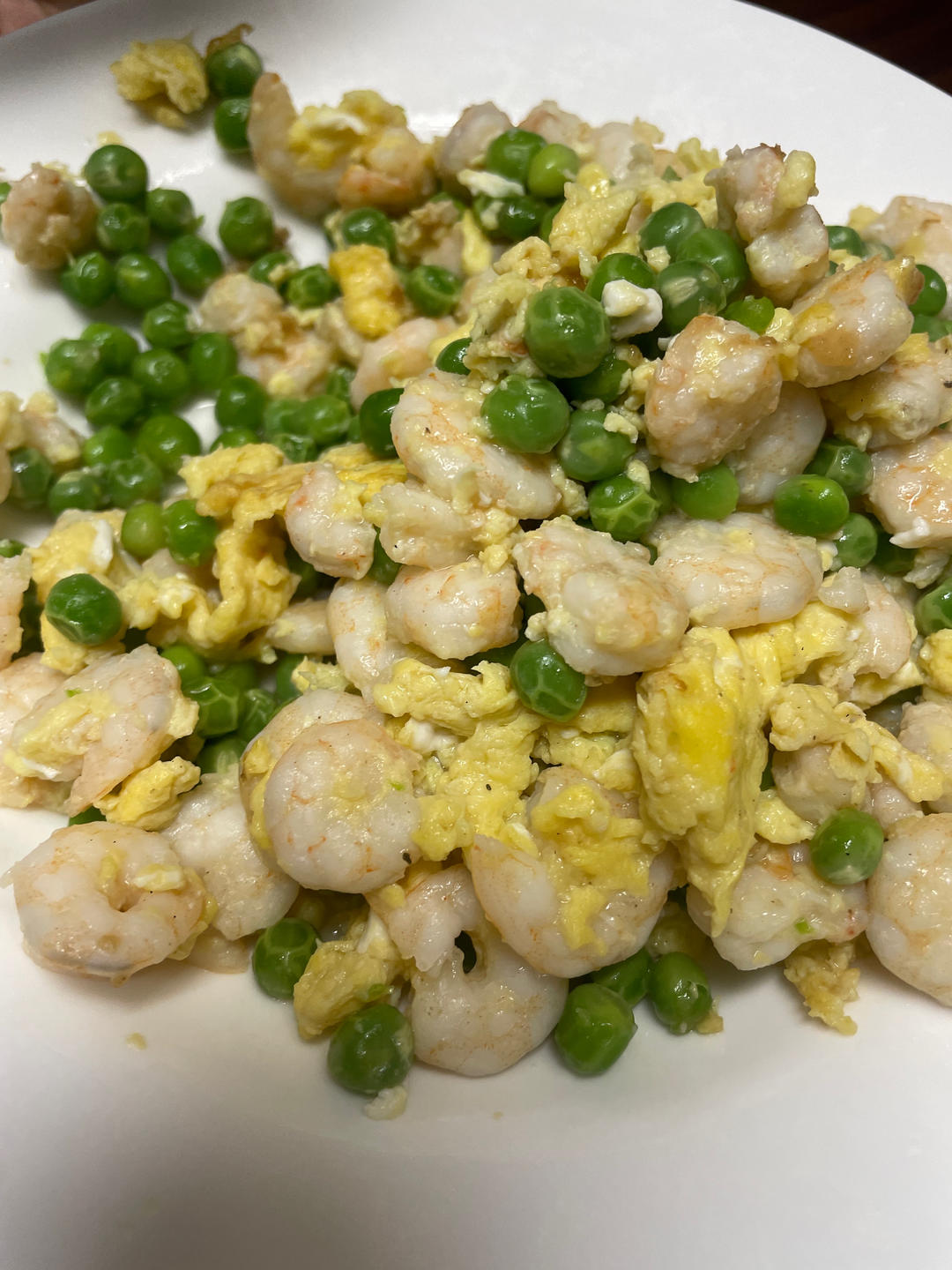 低脂豌豆虾仁滑蛋