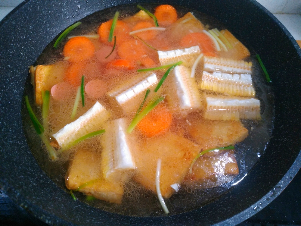 豆腐白菜煲的做法 步骤5
