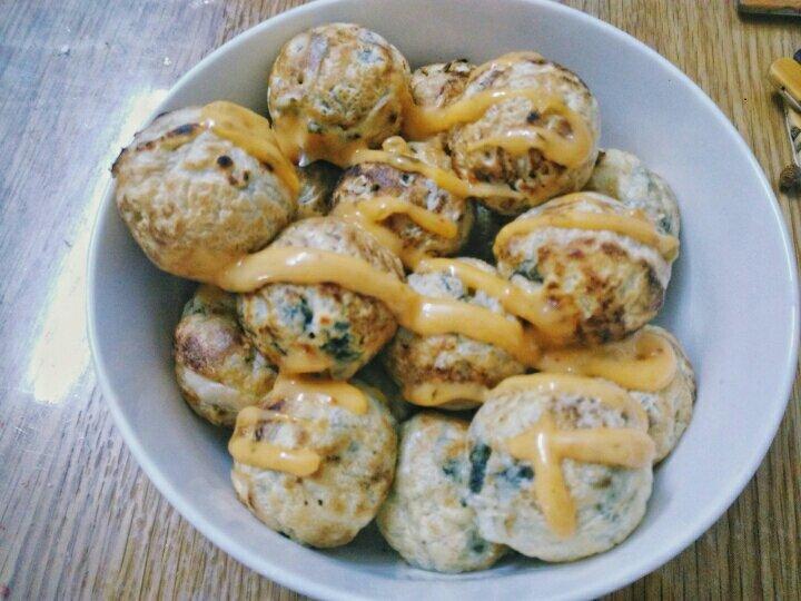 章鱼烧(章鱼小丸子)--简易版&升级版