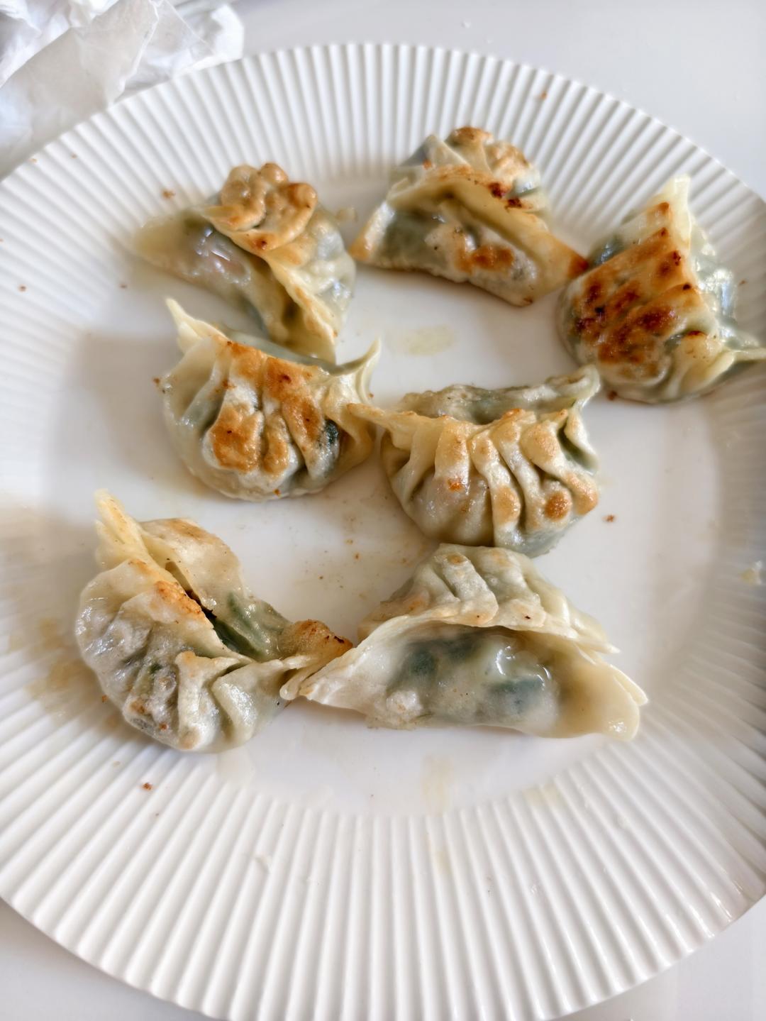 鲜的掉眉毛的扇贝饺子