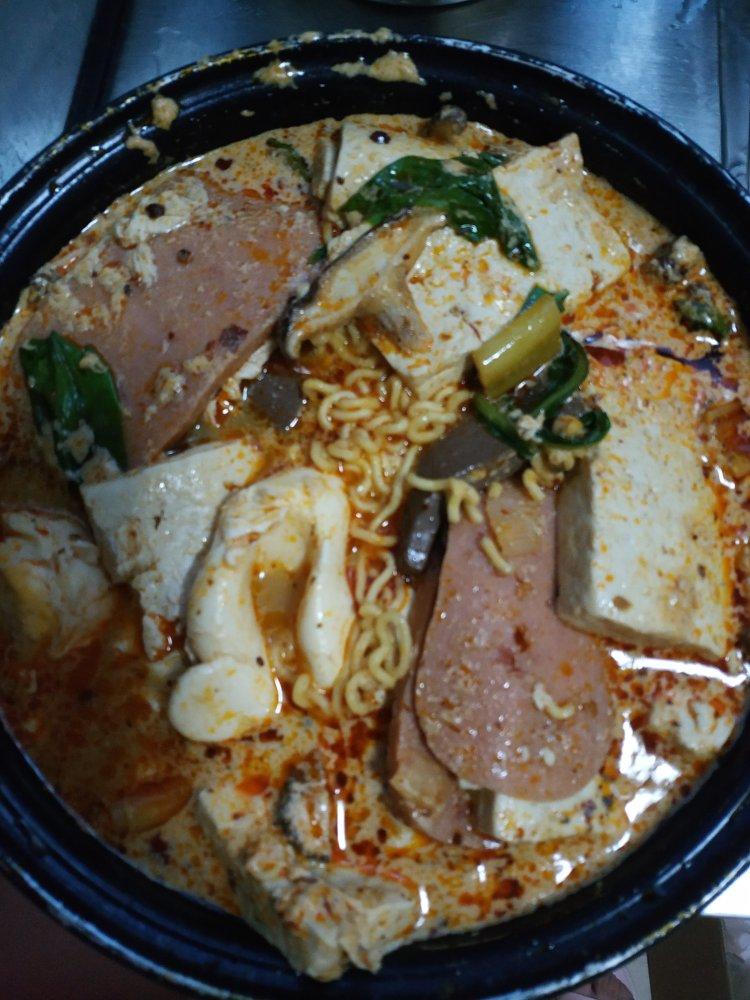 汤汁喝精光的麻辣烫