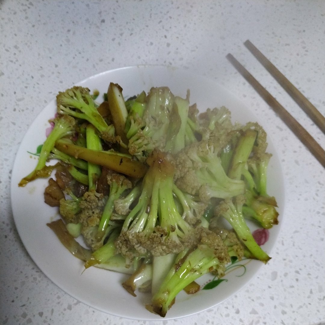 简单好吃的家常花菜