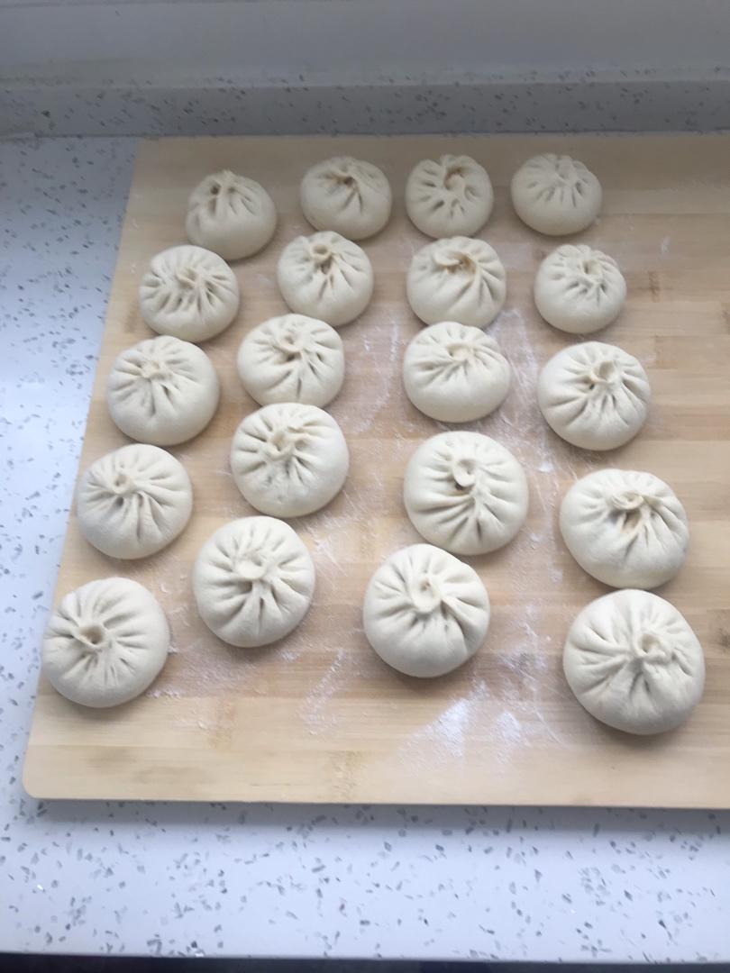 胡萝卜木耳鸡蛋素包子