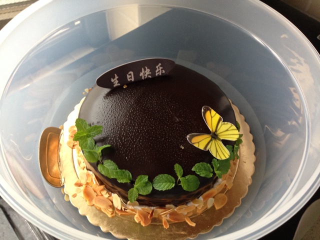 方块巧克力蛋糕