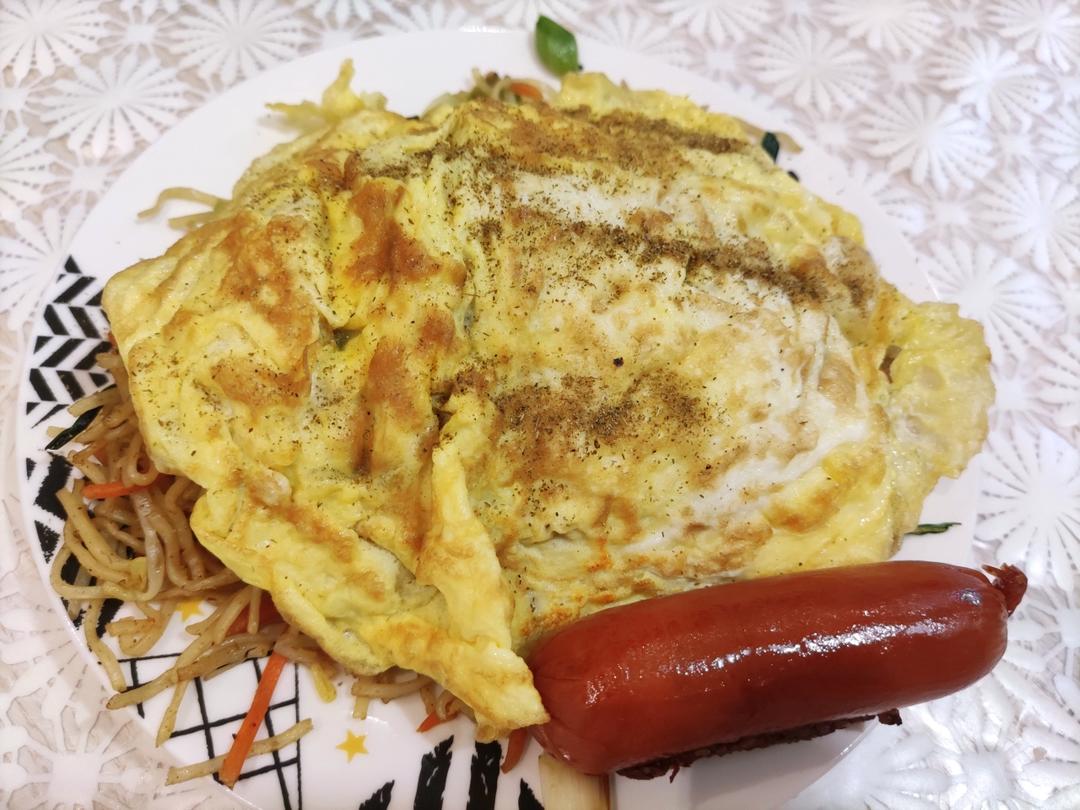 西安特色小吃——孜然炒细面