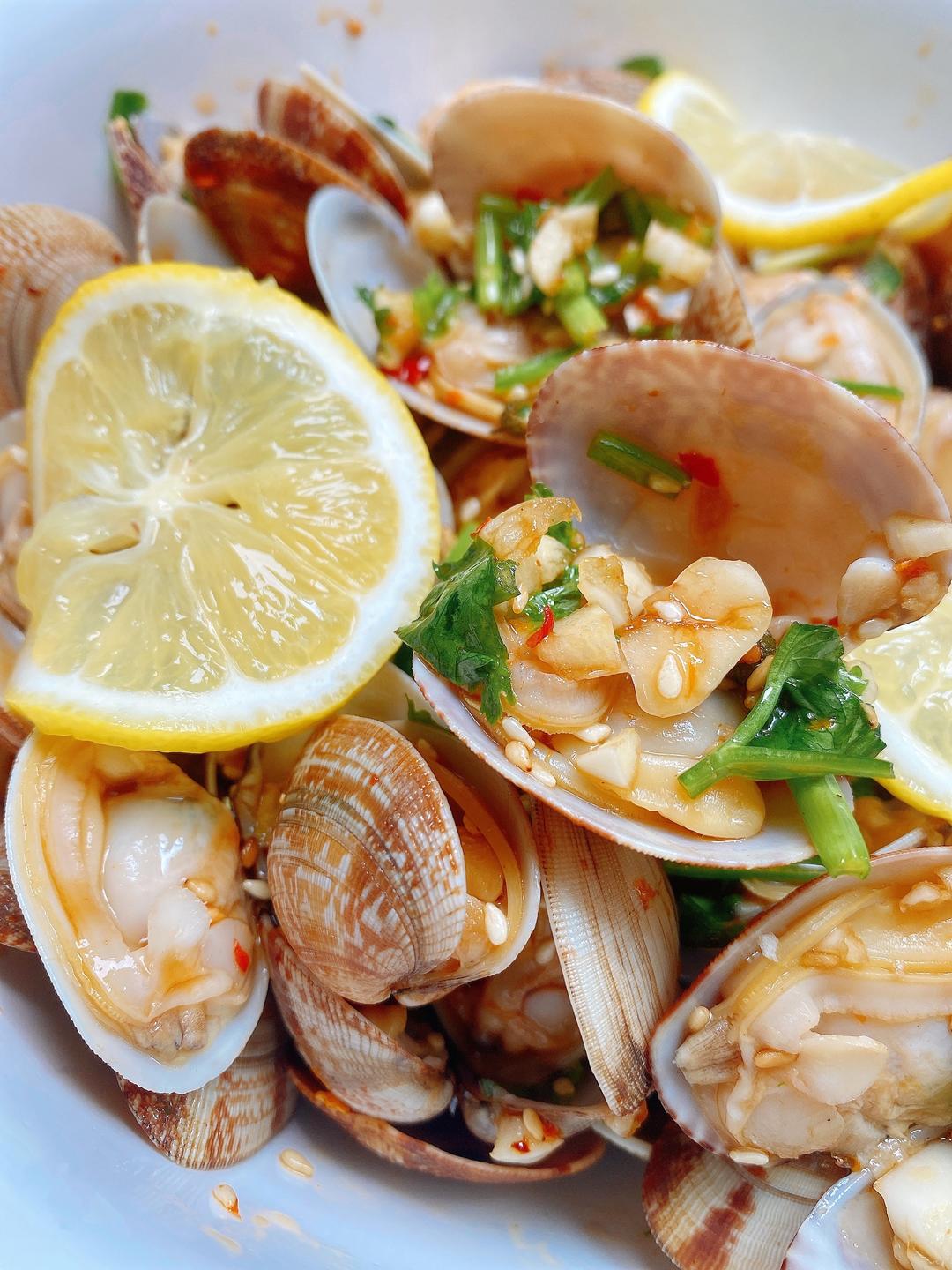 捞汁花甲的做法