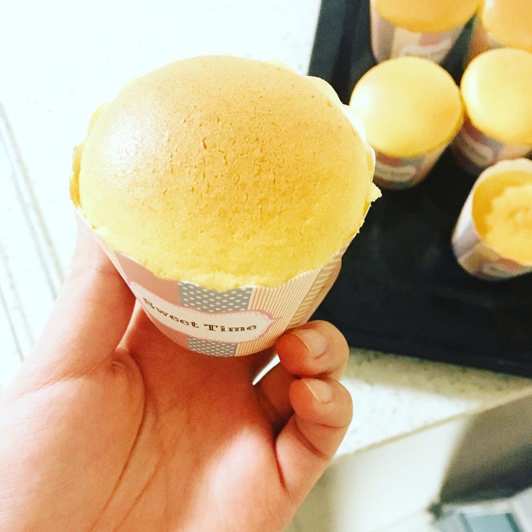 不塌不皱的光滑圆润版纸杯戚风（内含减糖版宝宝可吃）