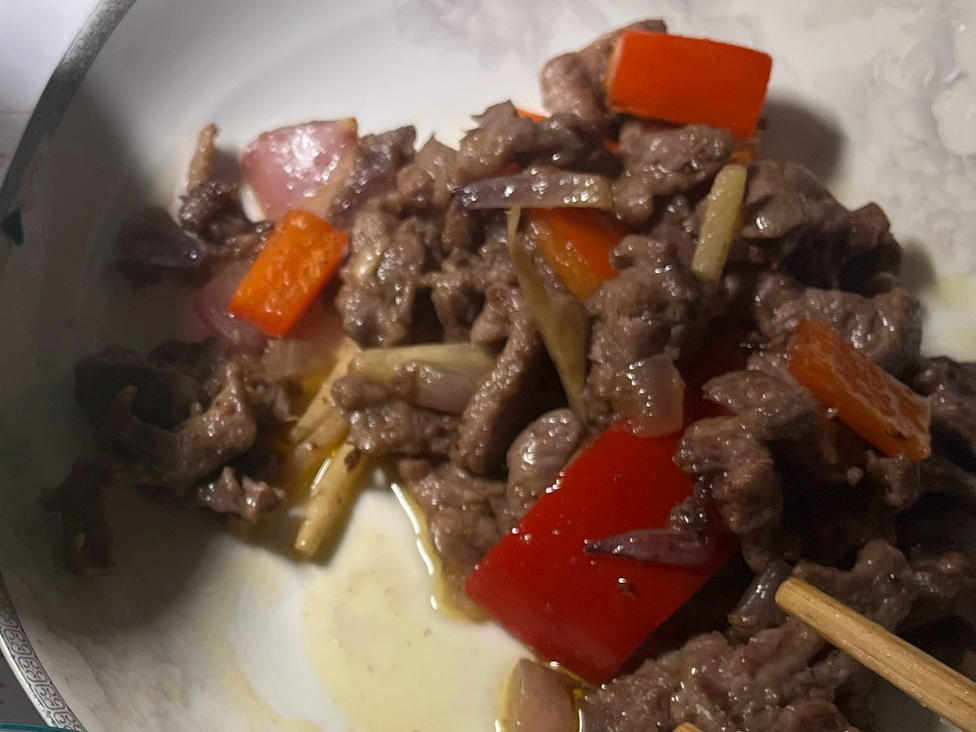 青椒炒牛肉