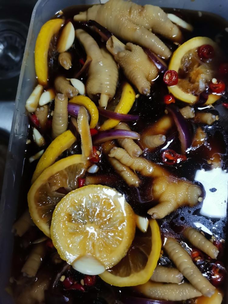 柠檬鸡爪