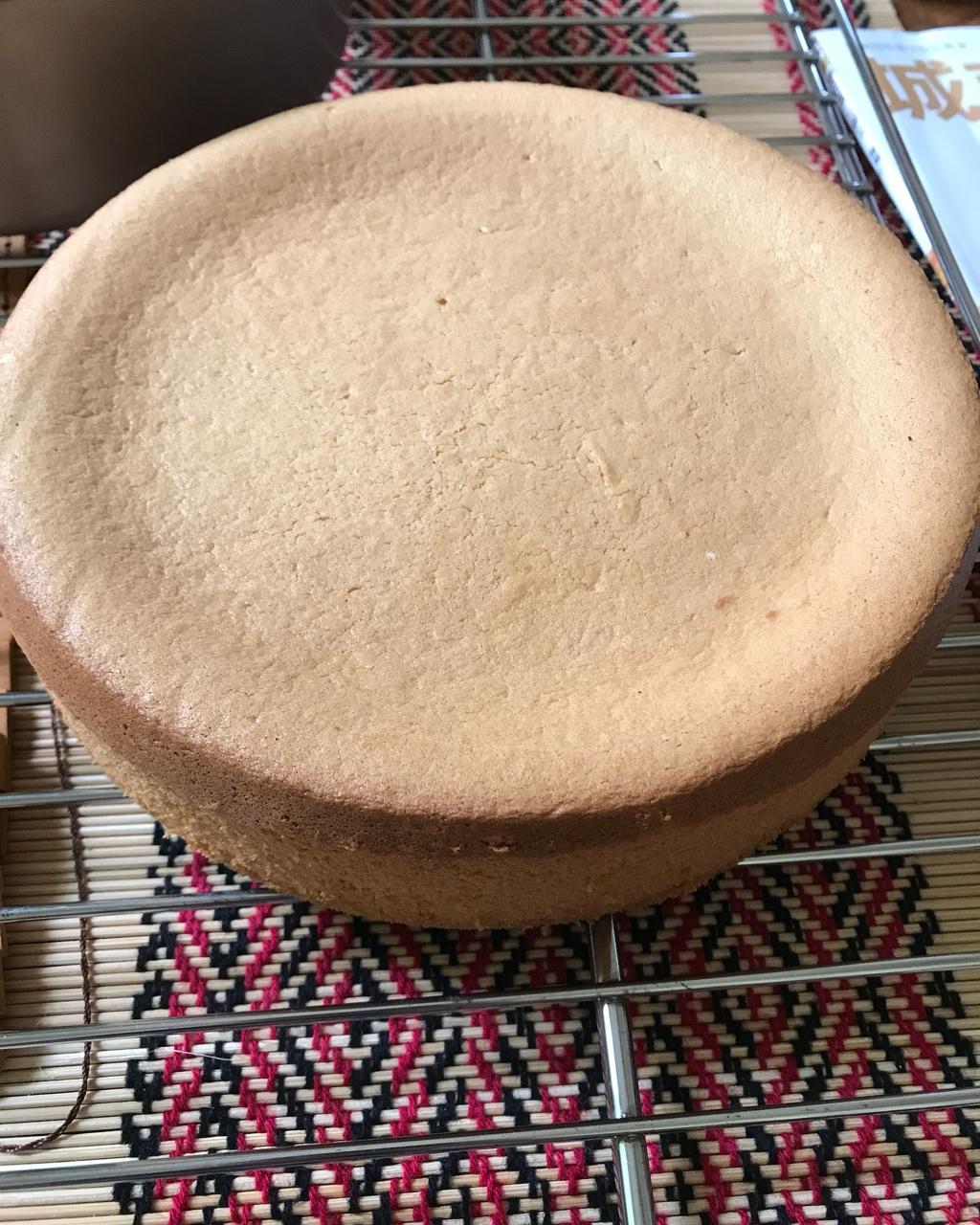 超好记八寸戚风蛋糕（后蛋法）