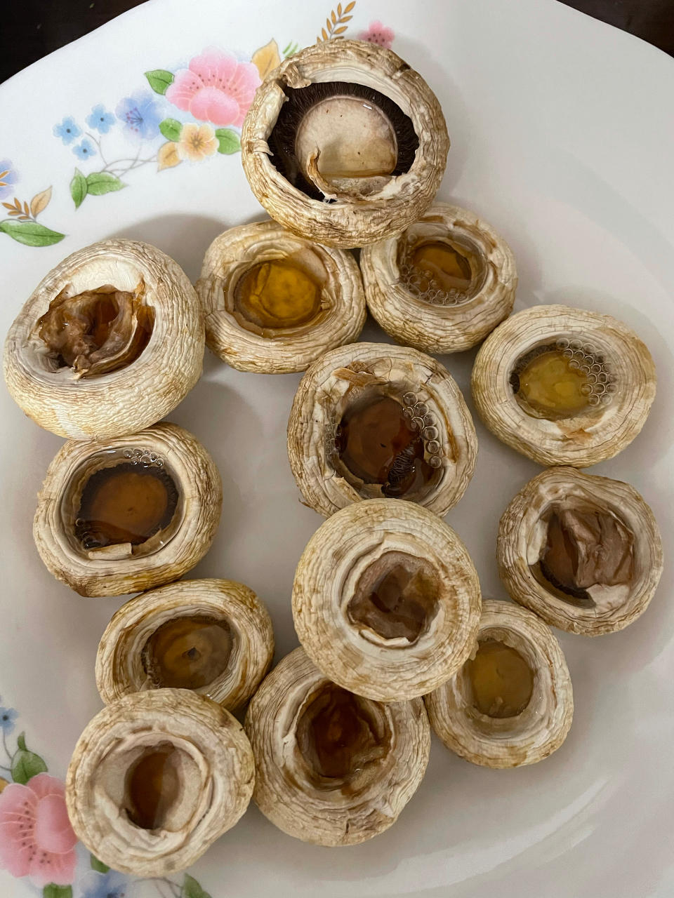 空气炸锅烤蘑菇