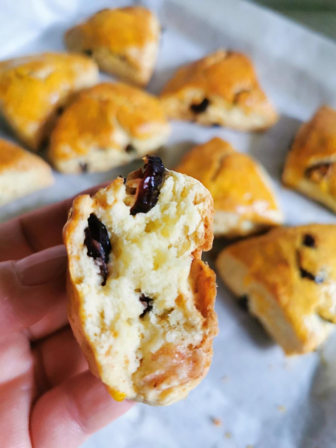 蔓越莓司康太好吃了！