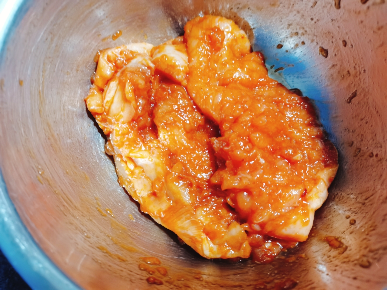 鸡胸肉的腌制方法——新奥尔良味的做法