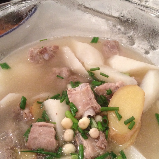 核桃芡实淮山排骨汤